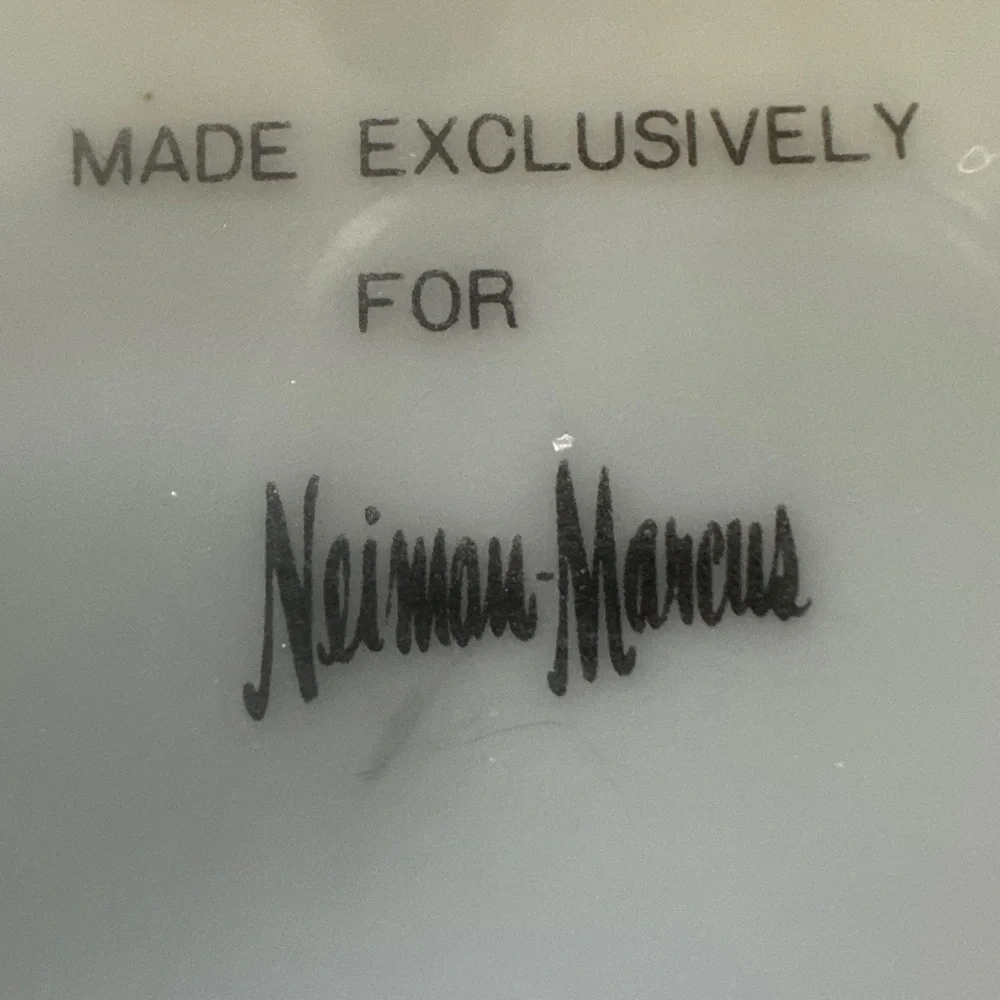 Neiman Marcus Vintage Butterfly Porcelain Trinket Box